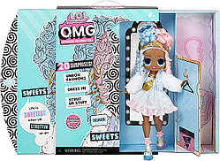 Кукла Лол Леди Конфетка, Кукла ЛОЛ ОМГ Сахарок,  Крошка Свитс, LOL Surprise OMG Sweets 1