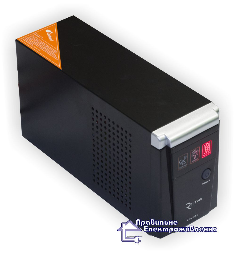 Джерело безперебійного живлення RITAR RTSW-600 LED (12В, 360 Вт) для котлів