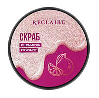 Сияющий скраб для тела с шиммером Грейпфрут Reclaire 200 мл TS, код: 8145879