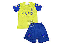 Форма футбольна дитяча ФК "Аль-Наср" №7 Ronaldo 5-13 років жовто-синя
