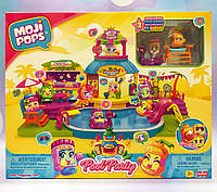 Игровой набор Moji Pops Моджи Попс Вечеринка возле бассейна MojiPops Boat Party PMPSP112IN10
