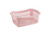 Пластиковая корзина для хранения вещей и мелочей Розовая AMZ 212-8724939 NL, код: 8338886