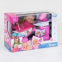 Пупс с парикмахерским набором и феном Pretty hair Baby 37 см RT 05078-2 ZZ, код: 8264371