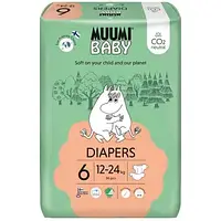 Muumi Baby, экологические подгузники, размер 6, 12-24 кг, 36 шт. (5785432)
