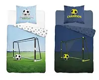 Футбол, комплект флуоресцентного постельного белья из 2 предметов, 160x200 см (7720101)