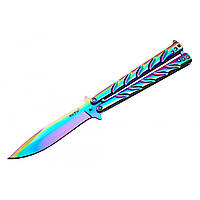 Ніж балісонг Grand Way 1066 PT2 (chameleon anodized)