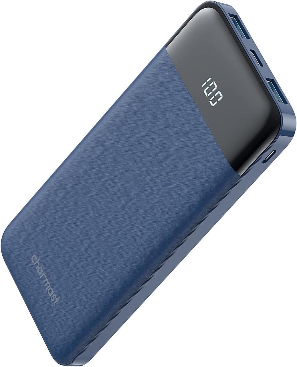 Акумулятор Charmast 10400mAh Power Bank USB C зі світлодіодним дисплеєм Тип C Портативний зарядний пристрій Powerbank