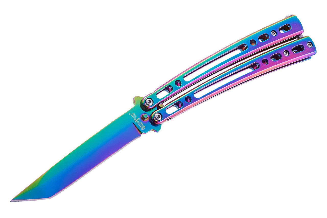 Ніж балісонг Grand Way 15-AA (chameleon anodized)