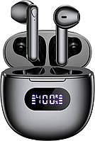 Беспроводные наушники, наушники Bluetooth V5.3, 48-часовое время воспроизведения Светодиодный дисплей и чехол