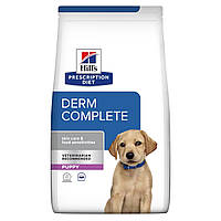 Корм Hill's Prescription Diet Derm Complete Puppy сухий для цуценят з атопічним дерматитом і ал EM, код: 8451852