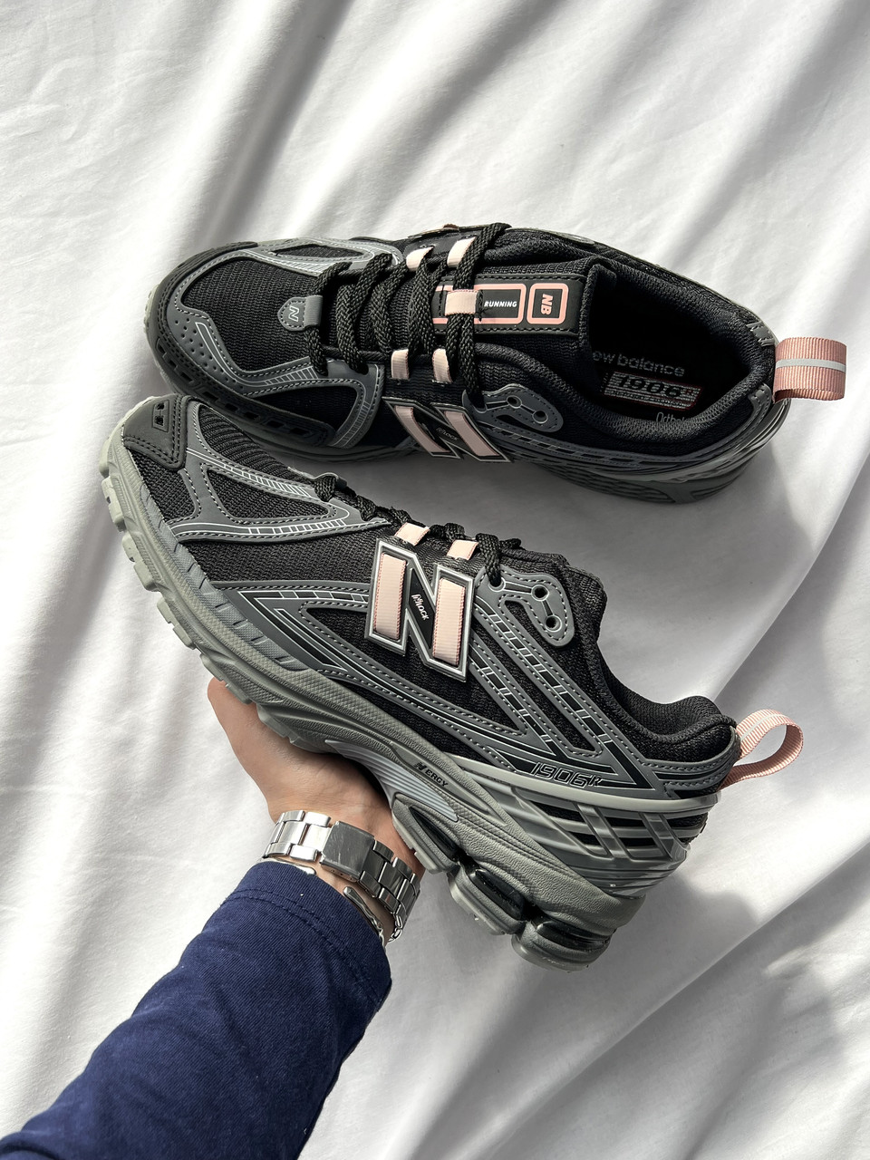Кросівки чоловічі чорні New Balance 1906R Black Grey Reflective (14756)
