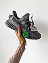 Кросівки чоловічі сірі Adidas Yeezy 350 V2 Space Ash Due (11384), фото 2
