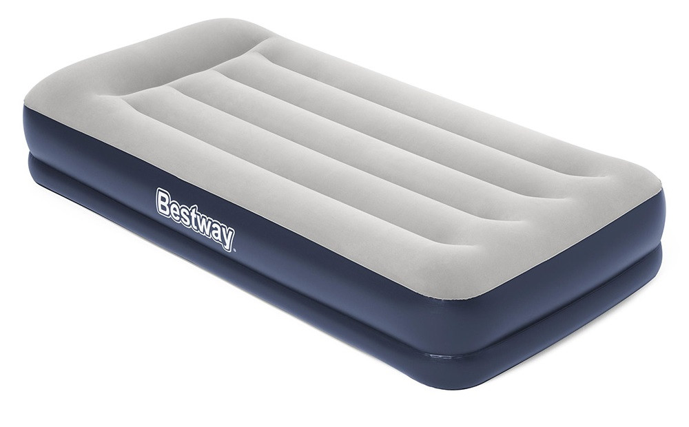 Надувний комфортний матрац велюровий Bestway 67723 191х97х36 см Одномісний матрац велюровий