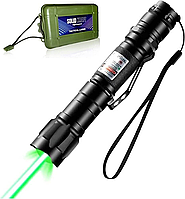 Зеленая лазерная указка Solidkraft High Power, тактический лазер дальнего действия, Rechargeab