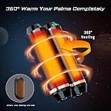 EnjoyNest C306 Перезаряджувані грілки для рук, грілки для рук 3-в-1, багаторазові, 10 000 мАг, з 2 зовнішніми батареями, фото 2