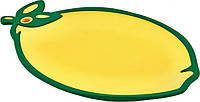 Доска разделочная Лимон 24 х 33,5 х 3 см пластиковая Irak Plastik DC-710 SP, код: 7418072
