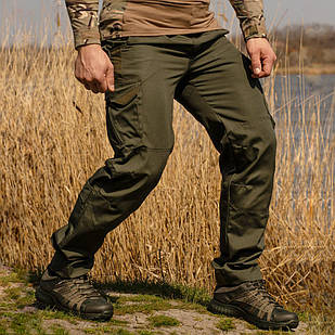 🔥 Тактичні штани "Rip-stop Hunter Gen.II" (олива) нацгвардії, все, мілітарі, мультикам, нгу