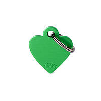 Сердце маленькое, зеленый BASIC ALUMINUM g