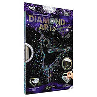 Алмазная мозаика Danko Toys Diamond Art Балерина DAR-01-01 ZZ, код: 8263823