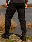 🔥 Тактичні штани "Rip-stop Hunter Gen.II" поліцейські (чорні) нацгвардії, все, мілітарі, мультикам, нгу, фото 2