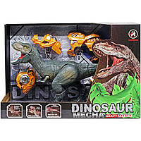 Интерактивный динозавр Dinosaur Mecha серый MIC (557-2J) GL, код: 8343127