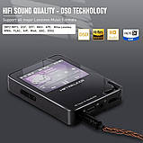 H2 Touch, MP3-плеєр Hi Res з Bluetooth, 2,4-дюймовий сенсорний екран HD, цифровий аудіоплеєр, DSD Lossless FLAC-плеєр, Bluetooth, фото 3