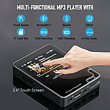 H2 Touch, MP3-плеєр Hi Res з Bluetooth, 2,4-дюймовий сенсорний екран HD, цифровий аудіоплеєр, DSD Lossless FLAC-плеєр, Bluetooth, фото 4