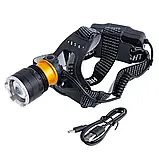 Налобний світлодіодний ліхтар T-070 на світлодіоді Cree XHP50, з датчиком руху shustar, фото 2