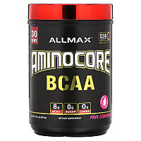 ALLMAX Nutrition, AMINOCORE, аминокислоты с разветвленной цепью голубая малина, 315 г