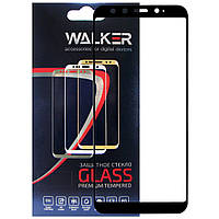 Защитное стекло Walker 3D Full Glue для Xiaomi Mi A2 Mi 6X Black KC, код: 7338874
