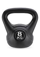 Гиря виниловая Gymtek 8 кг черный KB, код: 7996127