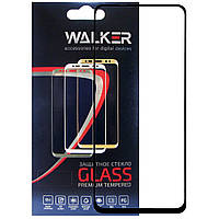 Защитное стекло Walker 3D Full Glue для Xiaomi Redmi Note 9T Mi CC10 Black KC, код: 7436110