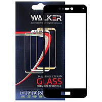 Защитное стекло Walker 3D Full Glue Huawei P8 Lite 2017 Black KC, код: 8130606