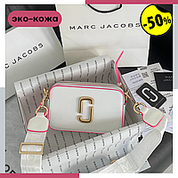 Сумки и портфели, общее Jacobs Сумки и аксессуары marc Сумка marc jacobs the snapshot Marc jacobs bag vip белый-розовый
