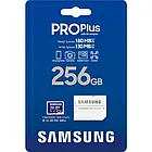 Карта памяті Samsung microSDXC Pro Plus 256GB UHS-I U3 V30 A2 Class 10 + SD-adapter (MB-MD256SA/EU), фото 4