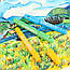 Воскові олівці для малювання Крайони (crayons) Mobee 6 кольорів, фото 4