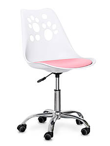Mealux Дитяче крісло Evo-kids Indigo White / Pink (арт H-232 W/PN)