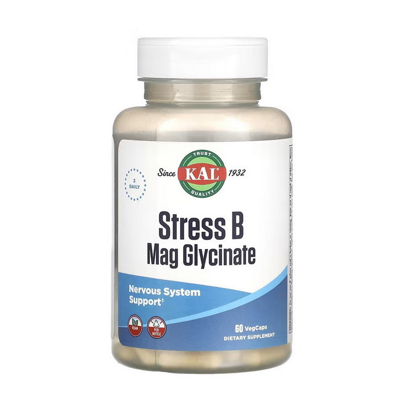 Stress B Mag Glycinate (60 veg caps)