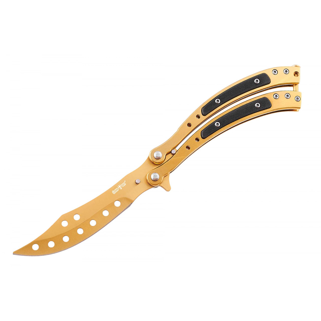 Ніж балісонг Grand Way WK 0127 (golden anodized) JGR