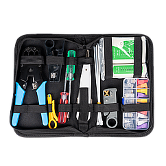 Набор для обжимки тестирования и монтажа витой пары в чехле