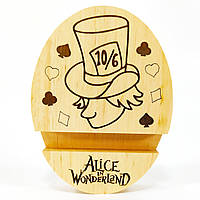 Підставка тримач для мобільного телефону, смартфона, планшета Аліса в країні чудес Alice in wonderland
