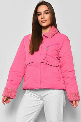 Куртка жіноча демісезонна рожевого кольору 176835T Безкоштовна доставка