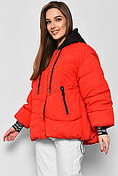 Куртка женская демисезонная красного цвета 177207S