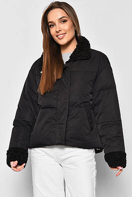 Куртка жіноча демісезонна чорного кольору 176850T Безкоштовна доставка