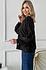 Блуза жіноча чорного кольору 176784P, фото 3