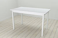 Стол кухонный Ferrum-decor Марио 75x120x70 Белый ДСП Белое 16мм (MAR0029) TH, код: 6831872