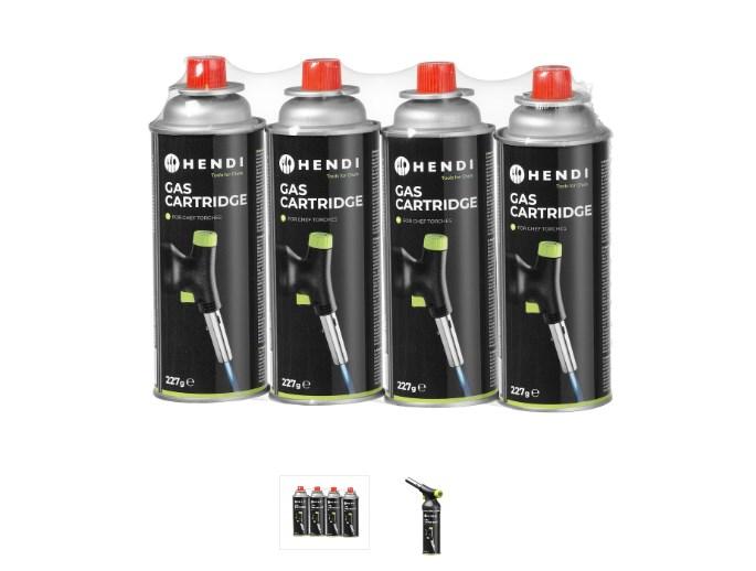 Балончики для газового пальника для крем-брюле Hendi 4 штуки 227 г (199039), фото 1