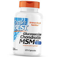 Глюкозамин Хондроитин МСМ Glucosamine Chondroitin with OptiMSM Doctor's Best 120капс (03327001)