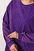 Світшот жіночий фіолетового кольору р.46 177002T Безкоштовна доставка, фото 4