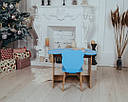 Дитячий стіл хмаринка і стіл синій ведмежа. Для гри, малювання, навчання., фото 9
